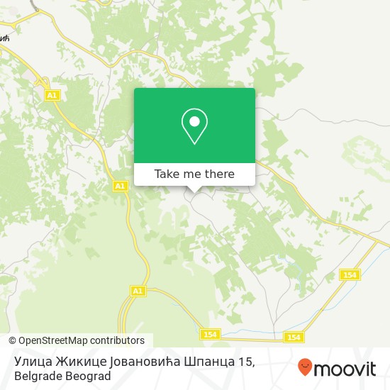 Улица Жикице Јовановића Шпанца 15 map