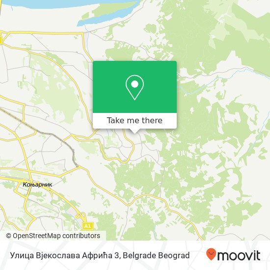 Улица Вјекослава Афрића 3 map