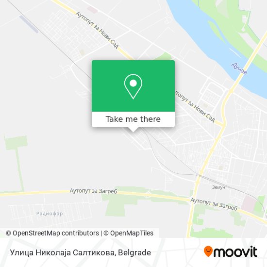 Улица Николаја Салтикова map
