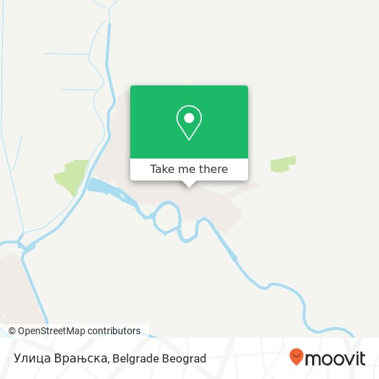 Улица Врањска map