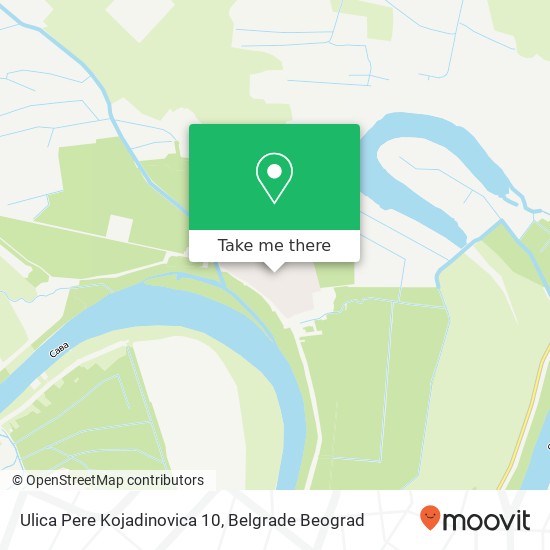 Ulica Pere Kojadinovica 10 map