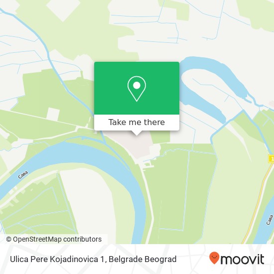 Ulica Pere Kojadinovica 1 map