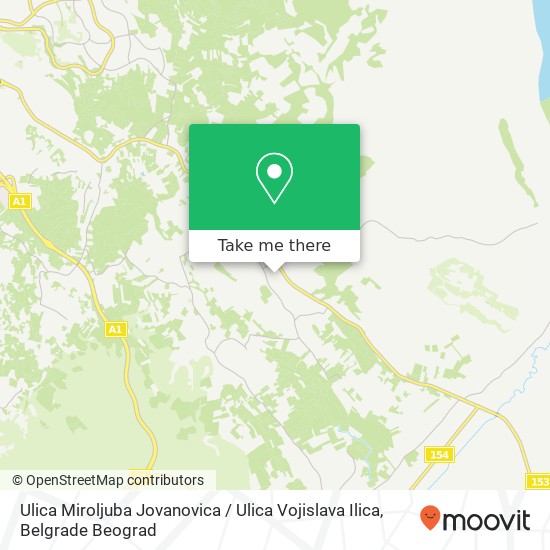 Ulica Miroljuba Jovanovica / Ulica Vojislava Ilica map