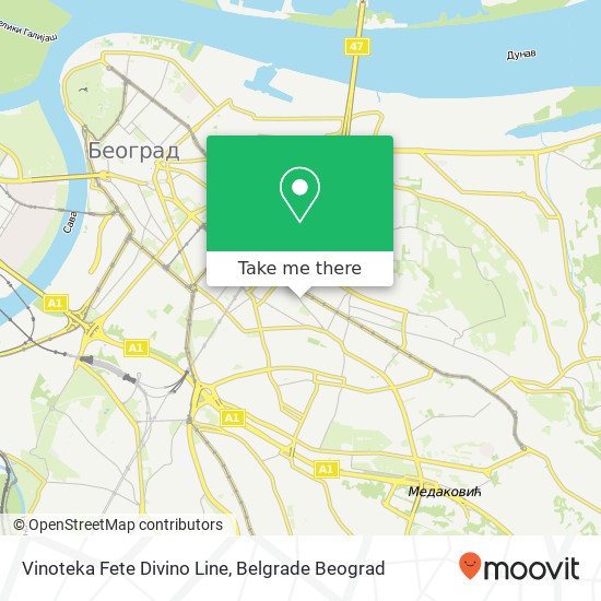 Vinoteka Fete Divino Line map