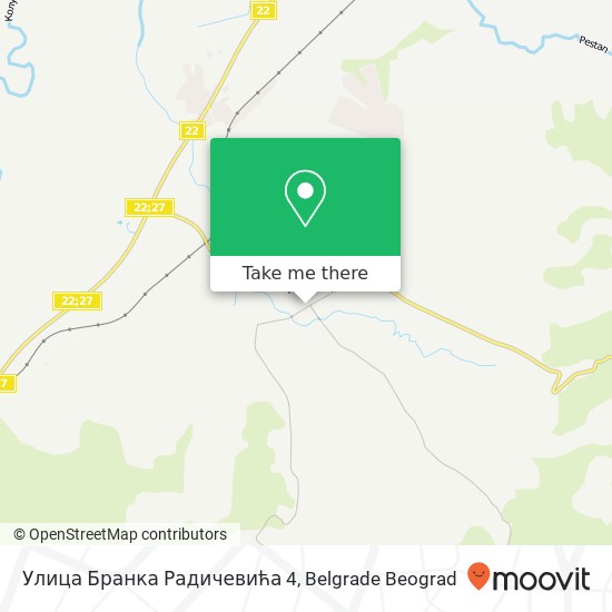 Улица Бранка Радичевића 4 map