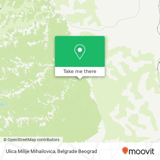 Ulica Milije Mihailovica map