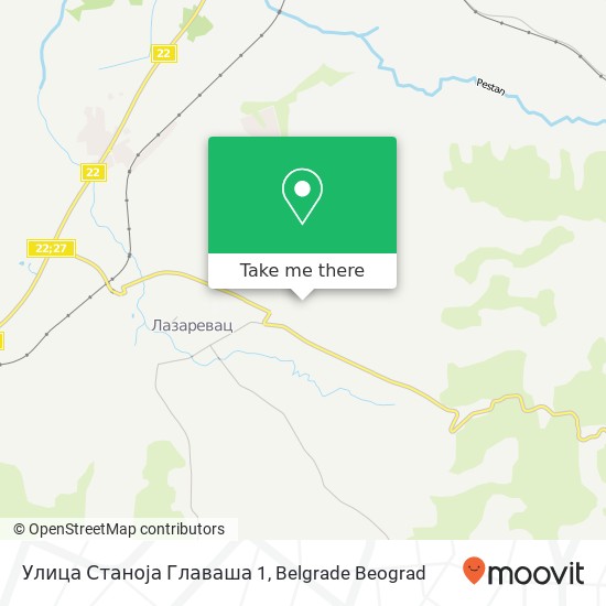 Улица Станоја Главаша 1 map