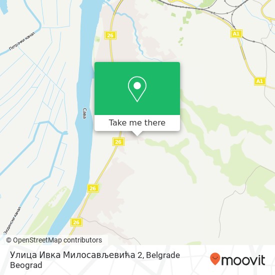 Улица Ивка Милосављевића 2 map