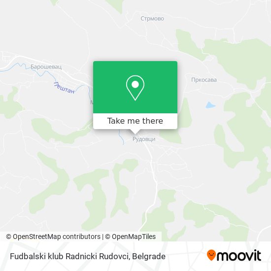 Fudbalski klub Radnicki Rudovci map