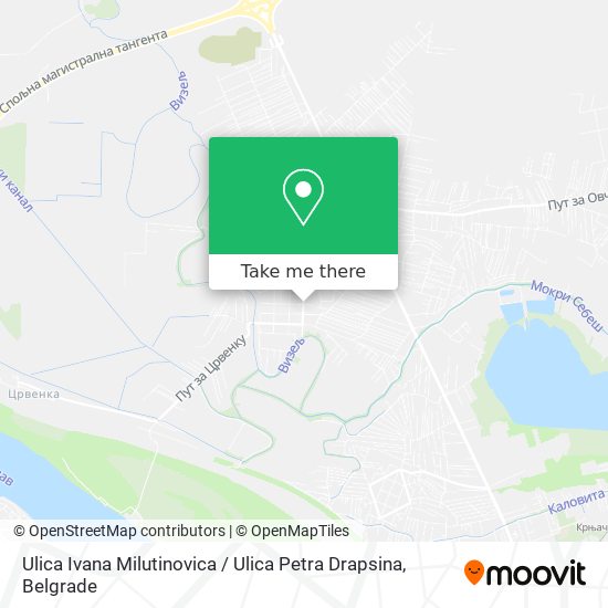 Ulica Ivana Milutinovica / Ulica Petra Drapsina map