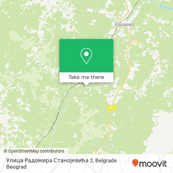 Улица Радомира Станојевића 2 map