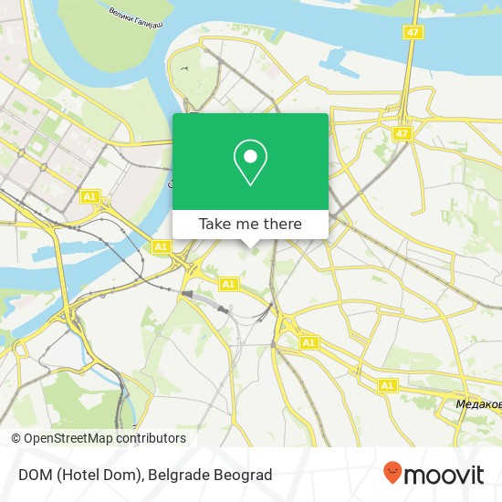 DOM (Hotel Dom) map