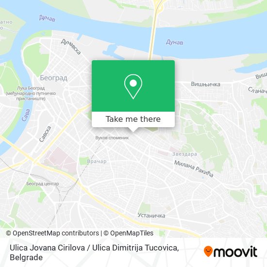 Ulica Jovana Cirilova / Ulica Dimitrija Tucovica map