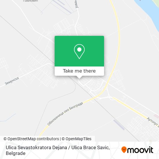 Ulica Sevastokratora Dejana / Ulica Brace Savic map
