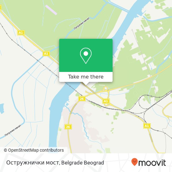 Остружнички мост map