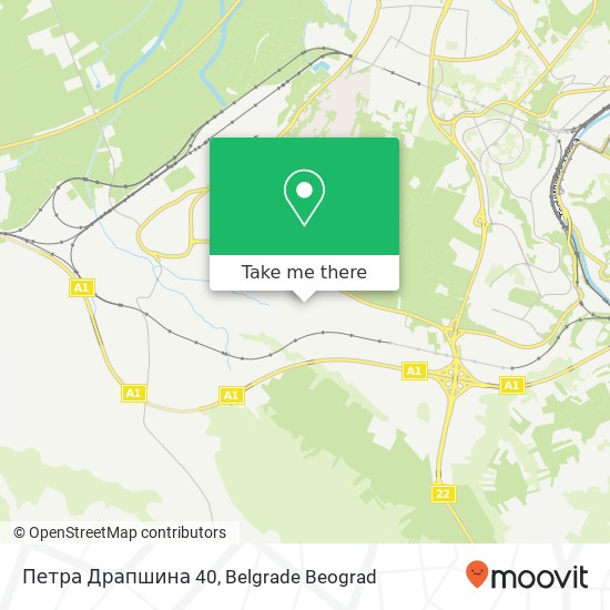 Петра Драпшина 40 map