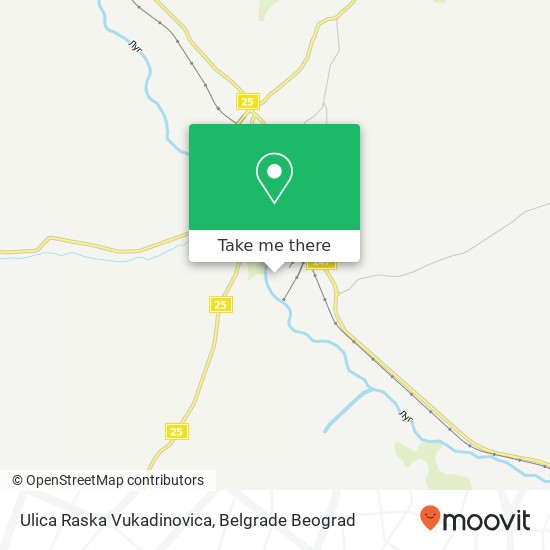 Ulica Raska Vukadinovica map