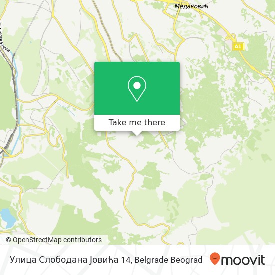 Улица Слободана Јовића 14 map