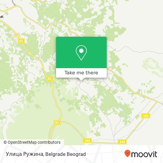 Улица Ружина map