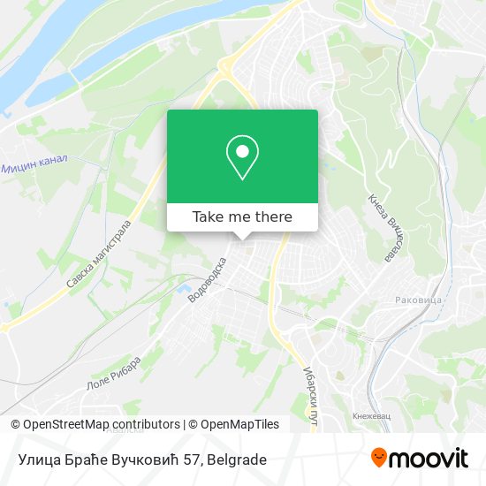 Улица Браће Вучковић 57 map