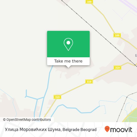 Улица Моровићких Шума map