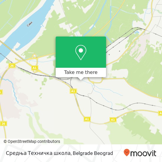 Средња Техничка школа map