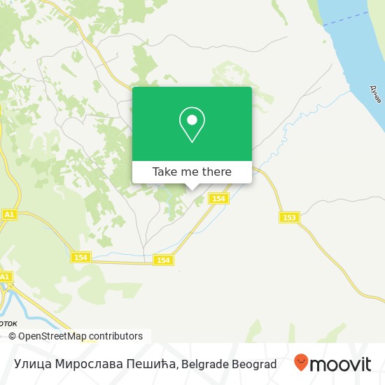 Улица Мирослава Пешића map