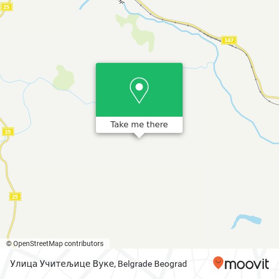 Улица Учитељице Вуке map