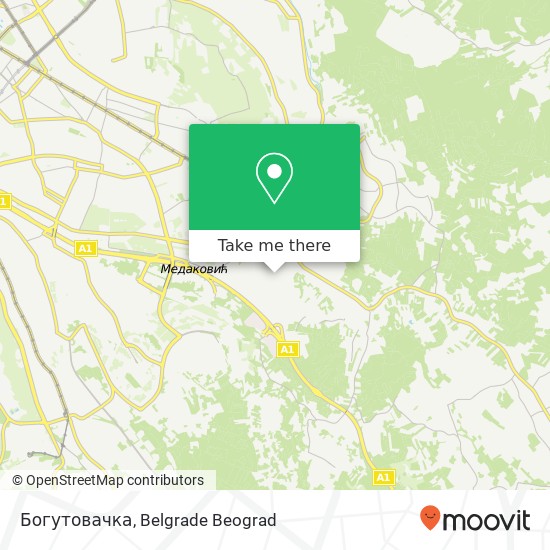 Богутовачка map