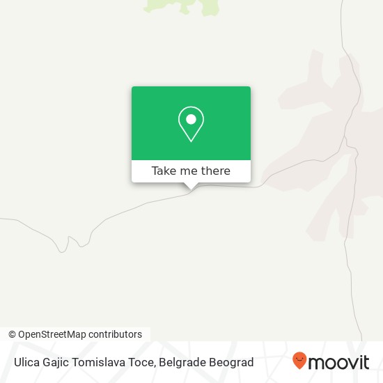 Ulica Gajic Tomislava Toce map