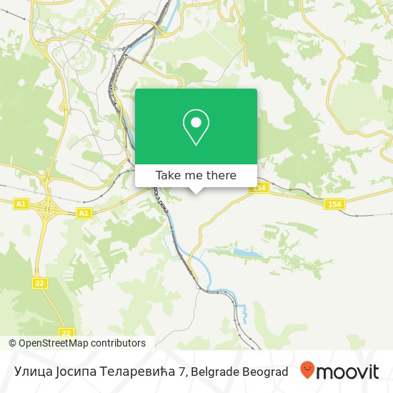 Улица Јосипа Теларевића 7 map