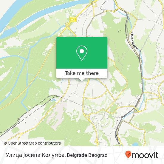 Улица Јосипа Колумба map