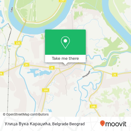 Улица Вука Караџића map