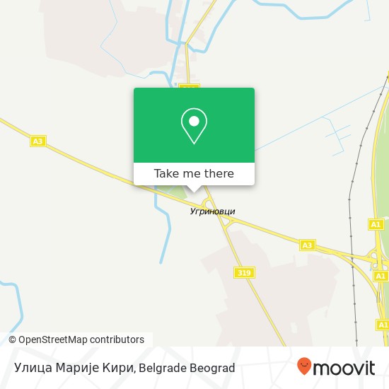 Улица Марије Кири map