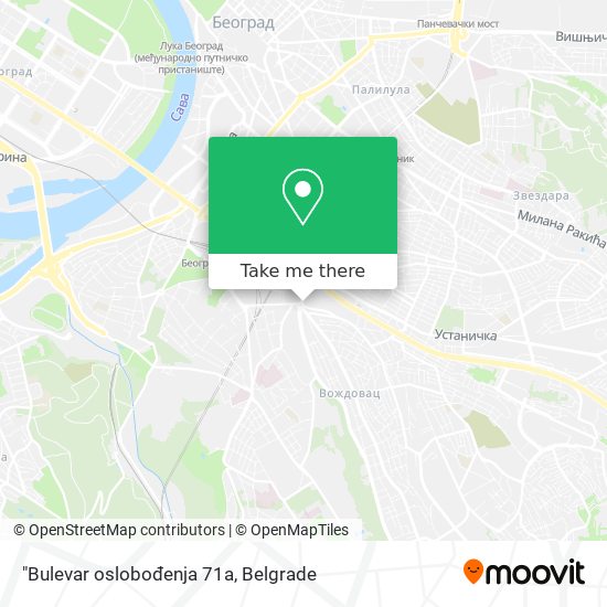 "Bulevar oslobođenja 71a map