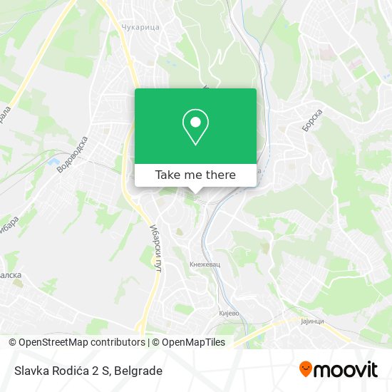 Slavka Rodića 2 S map