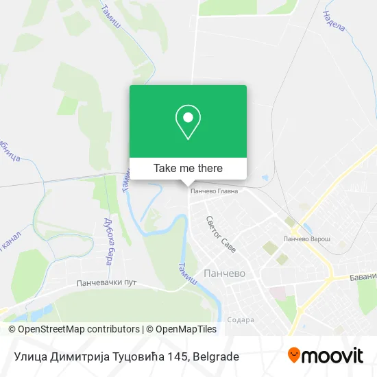 Улица Димитрија Туцовића 145 map