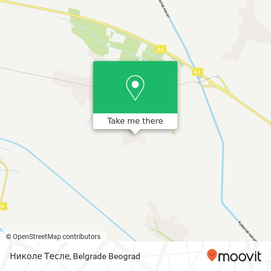 Николе Тесле map