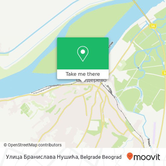 Улица Бранислава Нушића map