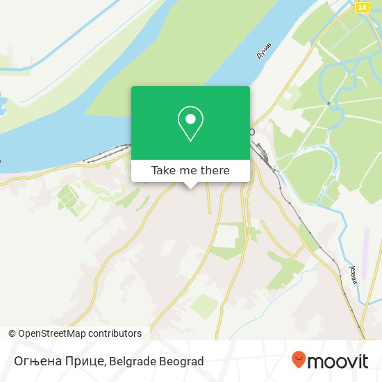 Огњена Прице map