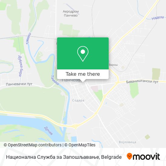 Национална Служба за Запошљавање map