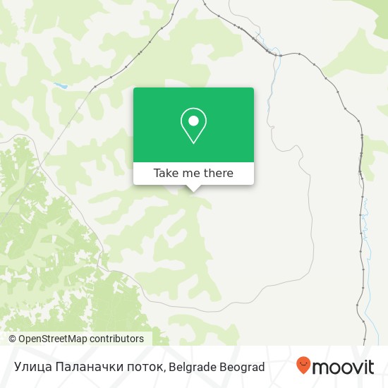 Улица Паланачки поток map