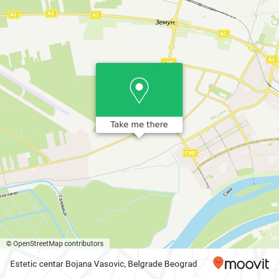 Estetic centar Bojana Vasovic map