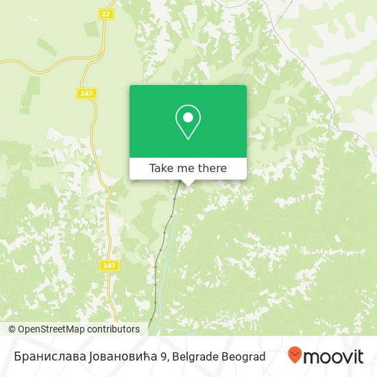 Бранислава Јовановића 9 map