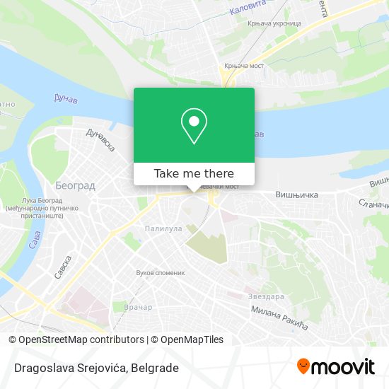 Dragoslava Srejovića map