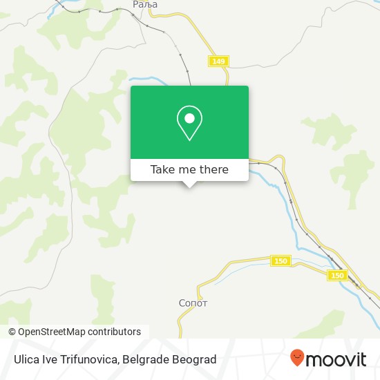 Ulica Ive Trifunovica map