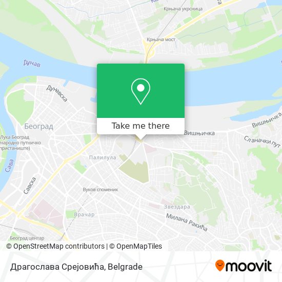 Драгослава Срејовића map