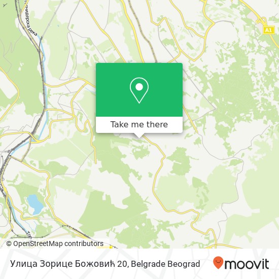 Улица Зорице Божовић 20 map