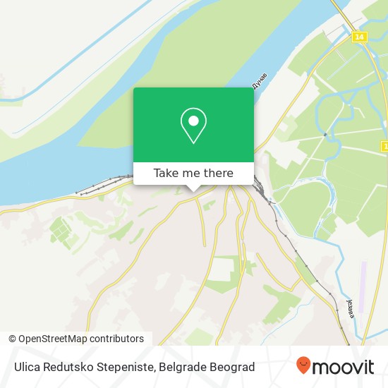 Ulica Redutsko Stepeniste map