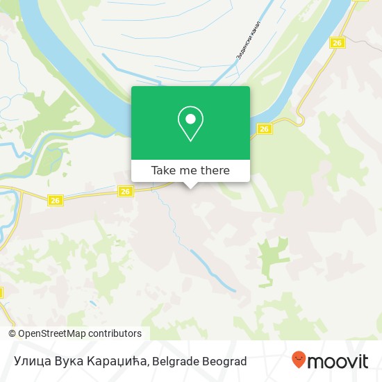 Улица Вука Караџића map